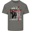 Do Not Pray Knights Templar St Georges Day Kids T-Shirt Childrens Charcoal