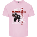 Do Not Pray Knights Templar St Georges Day Kids T-Shirt Childrens Light Pink