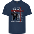 Do Not Pray Knights Templar St Georges Day Kids T-Shirt Childrens Navy Blue