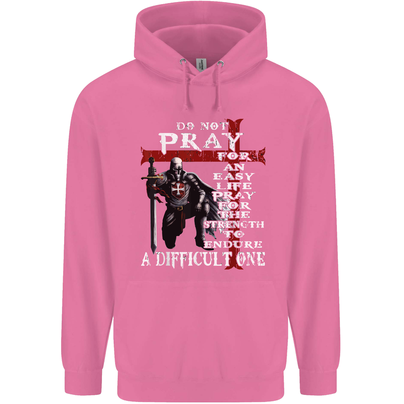 Do Not Pray Knights Templar St Georges Day Mens 80% Cotton Hoodie Azelea