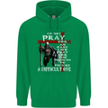 Do Not Pray Knights Templar St Georges Day Mens 80% Cotton Hoodie Irish Green