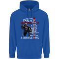 Do Not Pray Knights Templar St Georges Day Mens 80% Cotton Hoodie Royal Blue