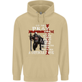 Do Not Pray Knights Templar St Georges Day Mens 80% Cotton Hoodie Sand