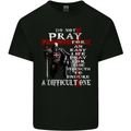 Do Not Pray Knights Templar St Georges Day Mens Cotton T-Shirt Tee Top Black