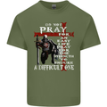 Do Not Pray Knights Templar St Georges Day Mens Cotton T-Shirt Tee Top Military Green