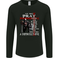 Do Not Pray Knights Templar St Georges Day Mens Long Sleeve T-Shirt Black