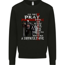 Do Not Pray Knights Templar St Georges Day Mens Sweatshirt Jumper Black