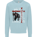Do Not Pray Knights Templar St Georges Day Mens Sweatshirt Jumper Light Blue