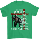 Do Not Pray Knights Templar St Georges Day Mens T-Shirt Cotton Gildan Irish Green