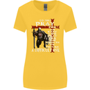 Do Not Pray Knights Templar St Georges Day Womens Wider Cut T-Shirt Yellow