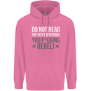 Do Not Read the Next Sentence Offensive Mens 80% Cotton Hoodie Azelea