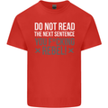 Do Not Read the Next Sentence Offensive Mens Cotton T-Shirt Tee Top Red