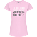 Do Not Read the Next Sentence Offensive Womens Petite Cut T-Shirt Light Pink
