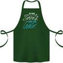Do Your Squats Drink Water Gym Training Top Cotton Apron 100% Organic Forest Green