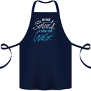 Do Your Squats Drink Water Gym Training Top Cotton Apron 100% Organic Navy Blue