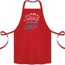 Do Your Squats Drink Water Gym Training Top Cotton Apron 100% Organic Red