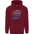 Do Your Squats Drink Water Gym Training Top Mens 80% Cotton Hoodie Maroon