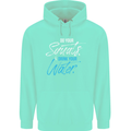 Do Your Squats Drink Water Gym Training Top Mens 80% Cotton Hoodie Peppermint