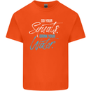 Do Your Squats Drink Water Gym Training Top Mens Cotton T-Shirt Tee Top Orange