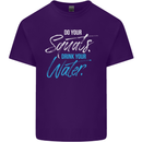Do Your Squats Drink Water Gym Training Top Mens Cotton T-Shirt Tee Top Purple