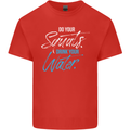 Do Your Squats Drink Water Gym Training Top Mens Cotton T-Shirt Tee Top Red