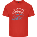 Do Your Squats Drink Water Gym Training Top Mens Cotton T-Shirt Tee Top Red