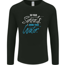 Do Your Squats Drink Water Gym Training Top Mens Long Sleeve T-Shirt Black