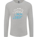 Do Your Squats Drink Water Gym Training Top Mens Long Sleeve T-Shirt Sports Grey