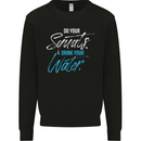 Do Your Squats Drink Water Gym Training Top Mens Sweatshirt Jumper Black