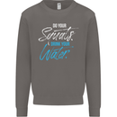 Do Your Squats Drink Water Gym Training Top Mens Sweatshirt Jumper Charcoal