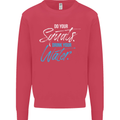 Do Your Squats Drink Water Gym Training Top Mens Sweatshirt Jumper Heliconia