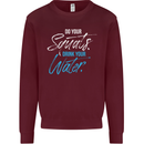 Do Your Squats Drink Water Gym Training Top Mens Sweatshirt Jumper Maroon