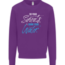 Do Your Squats Drink Water Gym Training Top Mens Sweatshirt Jumper Purple