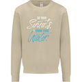 Do Your Squats Drink Water Gym Training Top Mens Sweatshirt Jumper Sand