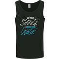 Do Your Squats Drink Water Gym Training Top Mens Vest Tank Top Black
