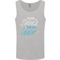 Do Your Squats Drink Water Gym Training Top Mens Vest Tank Top Sports Grey