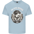 Dog Beers Ive Only Had 2 Funny Beer Alcohol Mens Cotton T-Shirt Tee Top Light Blue