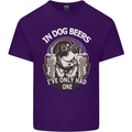 Dog Beers Ive Only Had 2 Funny Beer Alcohol Mens Cotton T-Shirt Tee Top Purple