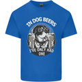 Dog Beers Ive Only Had 2 Funny Beer Alcohol Mens Cotton T-Shirt Tee Top Royal Blue