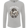 Dog Beers Ive Only Had 2 Funny Beer Alcohol Mens Long Sleeve T-Shirt Sports Grey