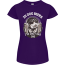 Dog Beers Ive Only Had 2 Funny Beer Alcohol Womens Petite Cut T-Shirt Purple