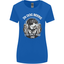 Dog Beers Ive Only Had 2 Funny Beer Alcohol Womens Wider Cut T-Shirt Royal Blue