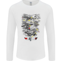 Dog Fight Parody Airforce RAF Funny Mens Long Sleeve T-Shirt White