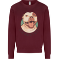 Dog Gamestaff Kids Sweatshirt Jumper Maroon