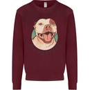 Dog Gamestaff Kids Sweatshirt Jumper Maroon
