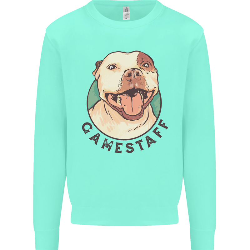 Dog Gamestaff Kids Sweatshirt Jumper Peppermint