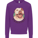 Dog Gamestaff Kids Sweatshirt Jumper Purple