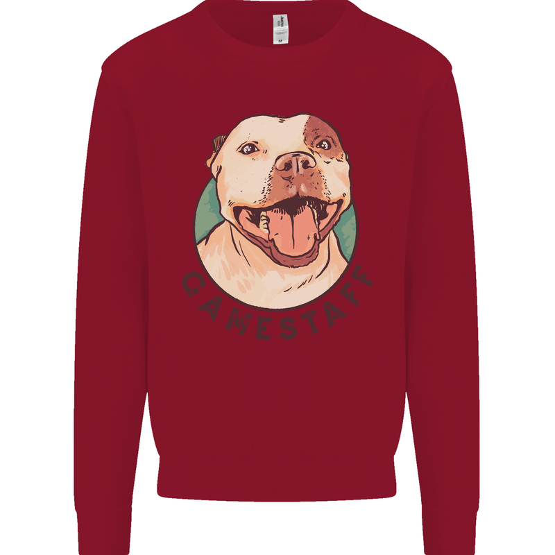 Dog Gamestaff Kids Sweatshirt Jumper Red
