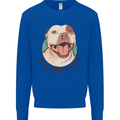 Dog Gamestaff Kids Sweatshirt Jumper Royal Blue