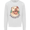 Dog Gamestaff Kids Sweatshirt Jumper White